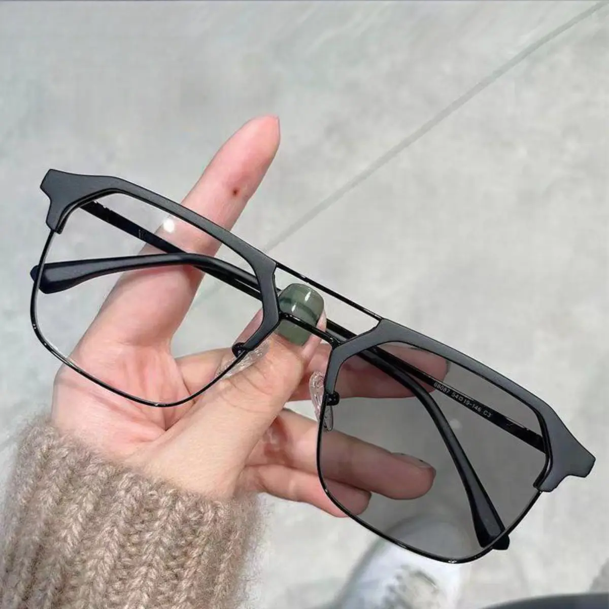 Kính Mắt, Đổi Màu, Có Chức Năng Cận Thị, Dành Cho Nam Giới, Chống Ánh Sáng Xanh, Thời Trang, Thiết Kế Ngầu Phụ Kiện Thời Trang