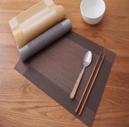 Product Introduction of Placemat Crossweave Woven Vinyl Non-Slip Insulation Washable Tablemat Dinner Table 20