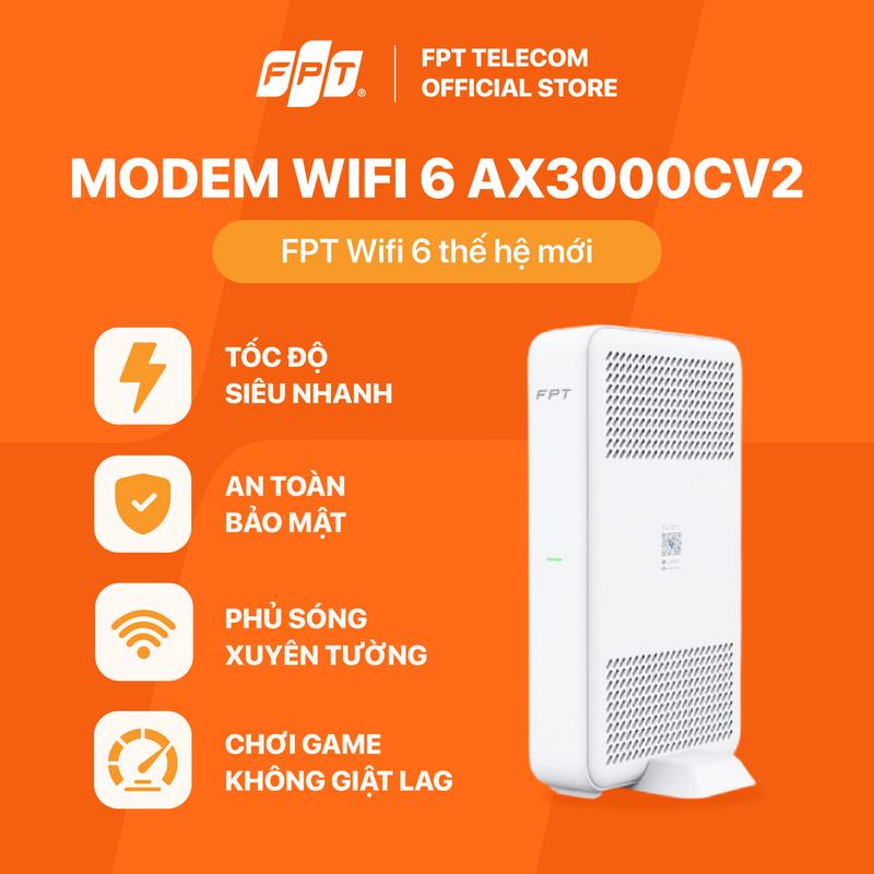  FPT Access Point AX3000CV2 Hỗ trợ Wifi 6 3000 Mbps ăng ten ẩn - Thiết bị phát sóng Wifi thế hệ mới 