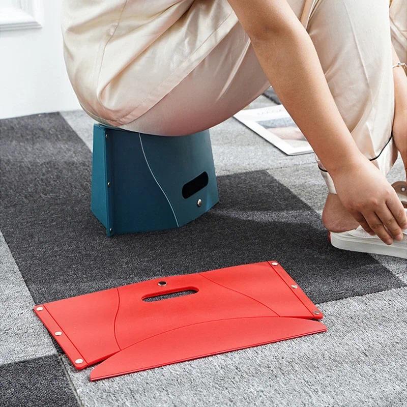 Portable Folding Step Stool Card Folding Shrink Stools Outdoor - TikTok ...