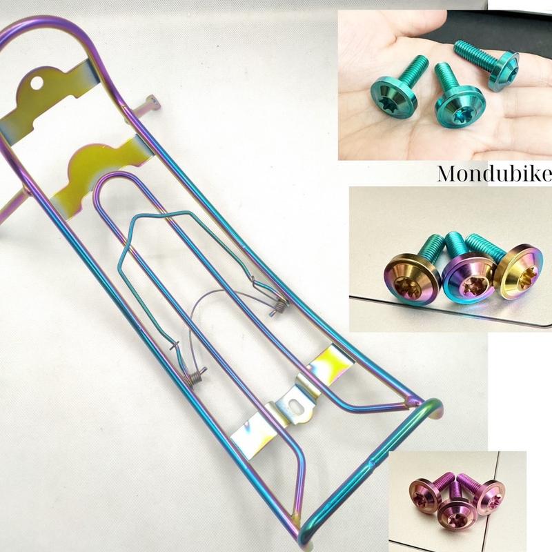 Baga chuối wave kèm ốc titan gr5 - Baga xuồng Spark Thái inox gắn Wave Alpha các đời, Wave nhỏ, Wave ZX, Wave lớn Phụ Tùng