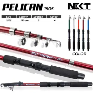 Joran Antena Pancing NEXT PELICAN 150cm Fiber Solid Murah