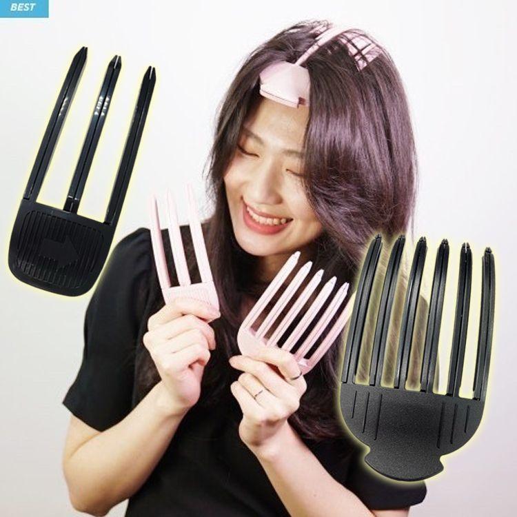 Công cụ làm xù lông nâng cấp phiên bản 2.24 Sản phẩm mới bán chạy nhất Lược nhựa gió chịu nhiệt độ cao chân tóc xù kẹp pad kẹp tóc chân tóc cao tạo tác lông tơ 0