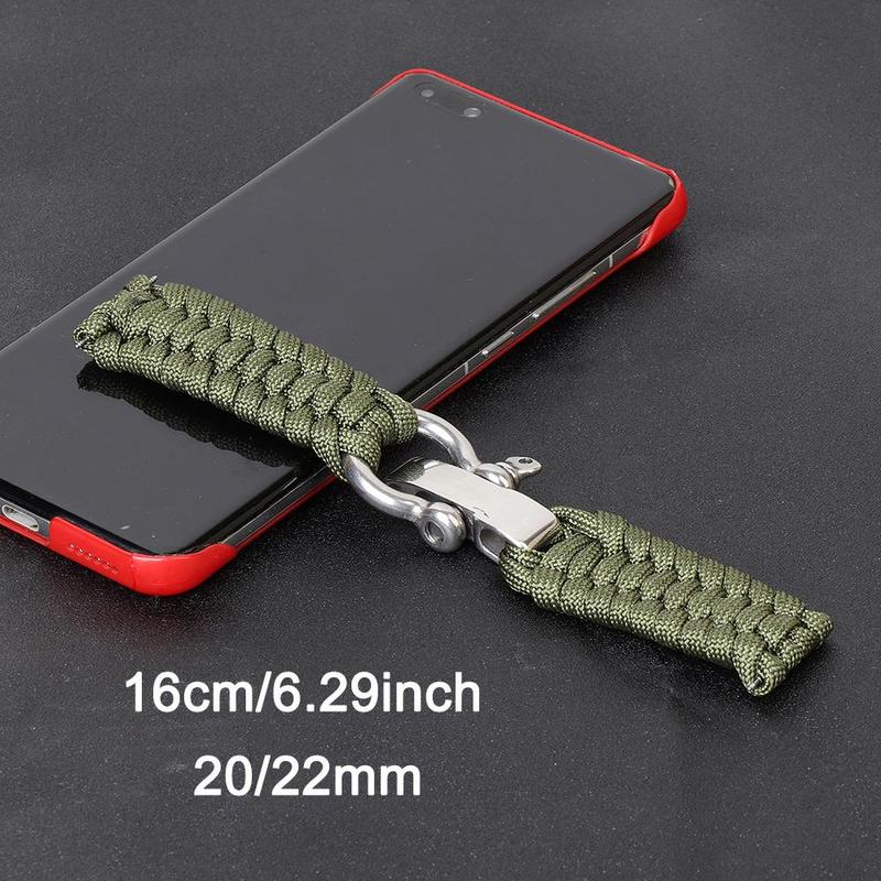 Hand-woven Paracord Nylon Rope Watch Band (Band Only), Watch Band for Samsung Galaxy Watch 3 4 5 6, Watch Band for Huawei Watch GT 4 2 3 46mm 7