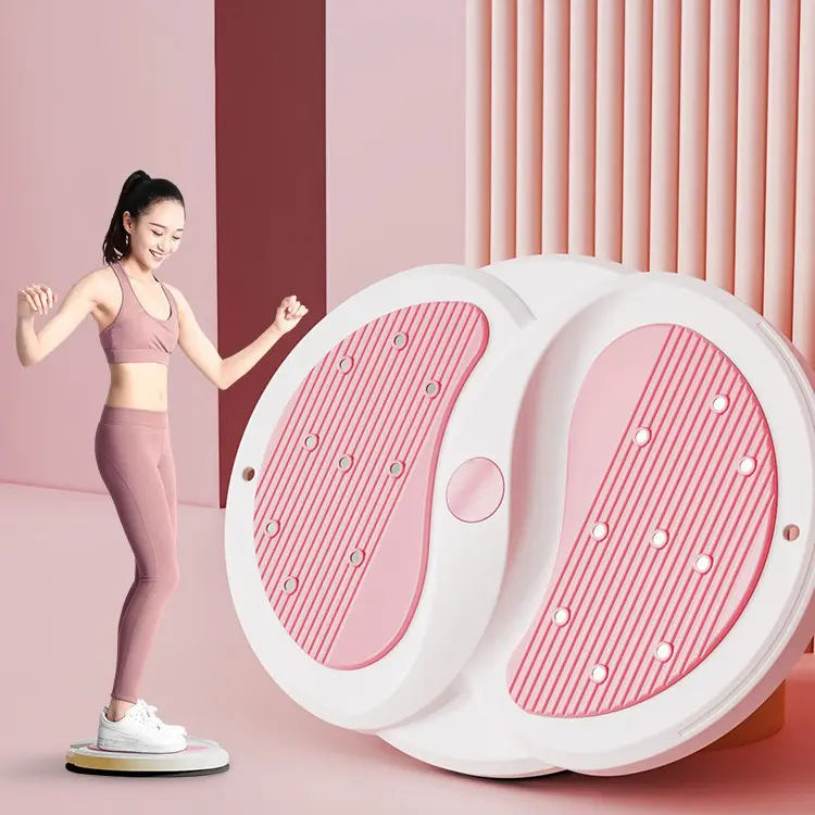 Đĩa Xoay Eo Tập Thể Dục 360 Độ Giúp Giảm Mỡ Bụng, Eo Thon, Cơ Bụng Săn Chắc, Bàn Xoay Eo Nhựa Cứng Siêu Bền