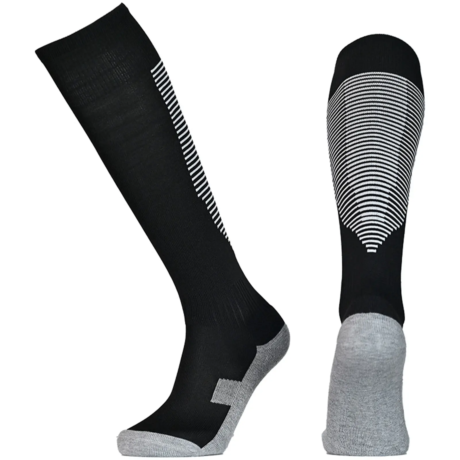1 Pairs long Soccer Socks Sport Knee High Socks Compression Athletic Socks Athletic Football Socks for Adult Teens