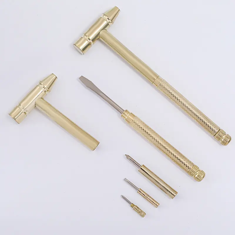 Hole Punch Hammer, Multi-Functional, Mini and Small, Made of Copper Hammer, Suitable for Home Use, Daily Use, Small Size