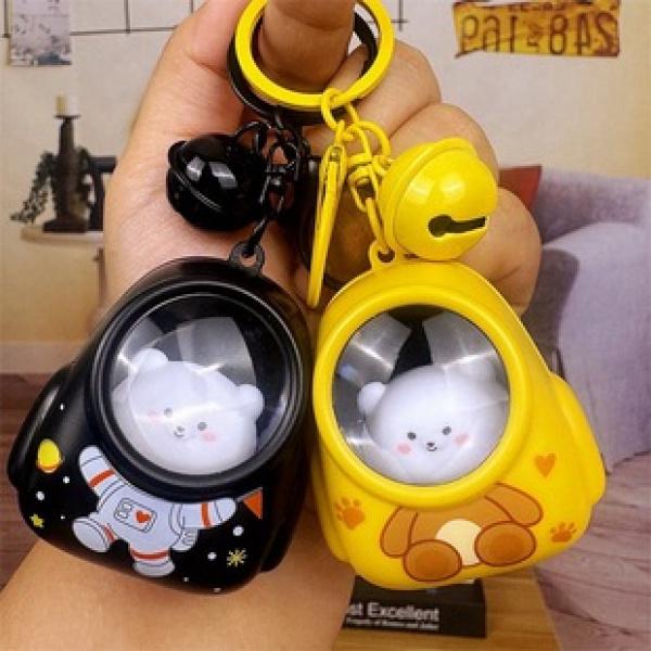Product Introduction of Creative Liquid Oil Keychain Flowing Sand Keychain Crystal Ball Unicorn Floating Car Cute Bag Pendant 9