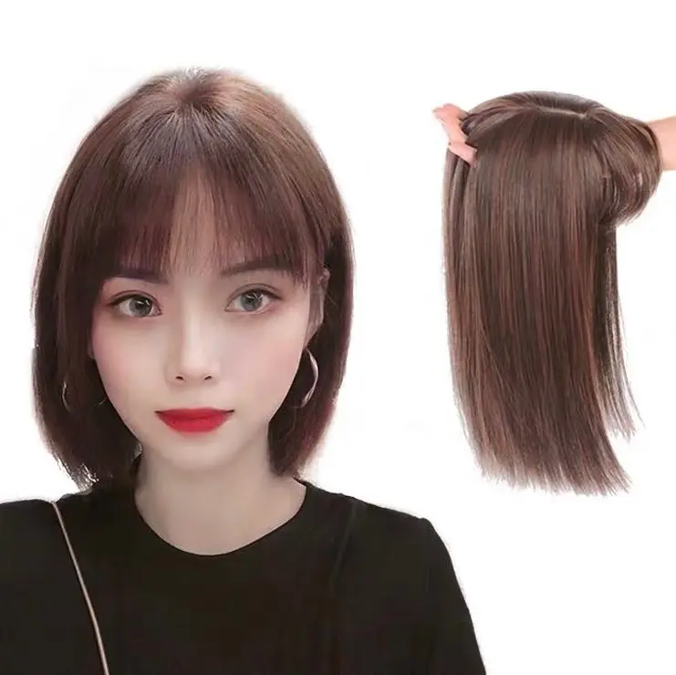 Tóc Che Hói Đỉnh Đầu có Mái,Che Tóc Bạc,Che Hói Làm Dày Tóc giả 3