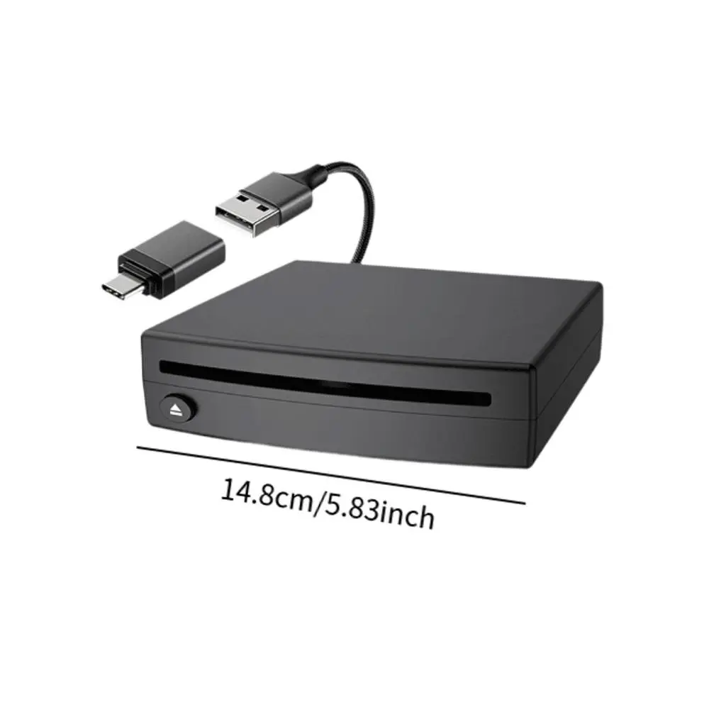Car USB CD Player Kit High Performance Multipurpose Car Accessories Easy  Installation Professional Black Compact Plug and Play