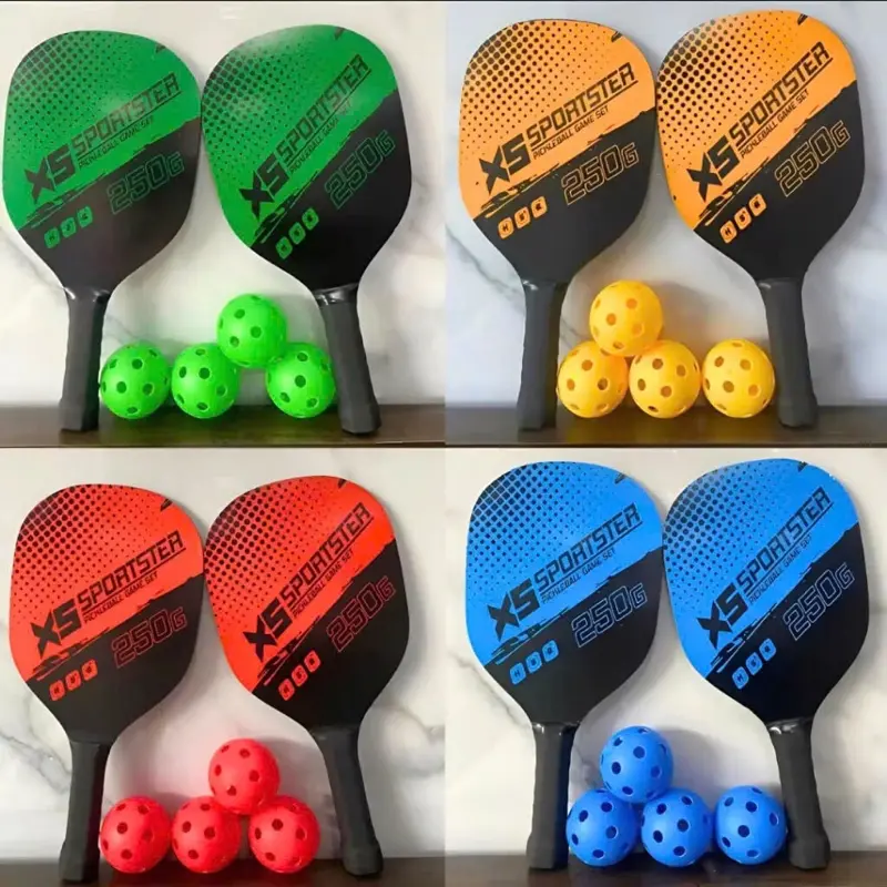 ￼Bộ vợt pickleball bộ 2 vợt kèm túi và 4 bóng cao cấp cho nam nữ chính hàng cao cấp