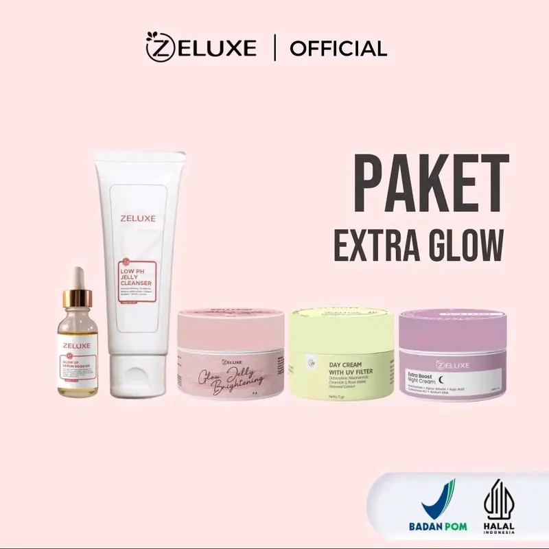 ZELUXE EXTRA GLOW/PAKET ZELUXE BOOSTER Mencerahkan 0