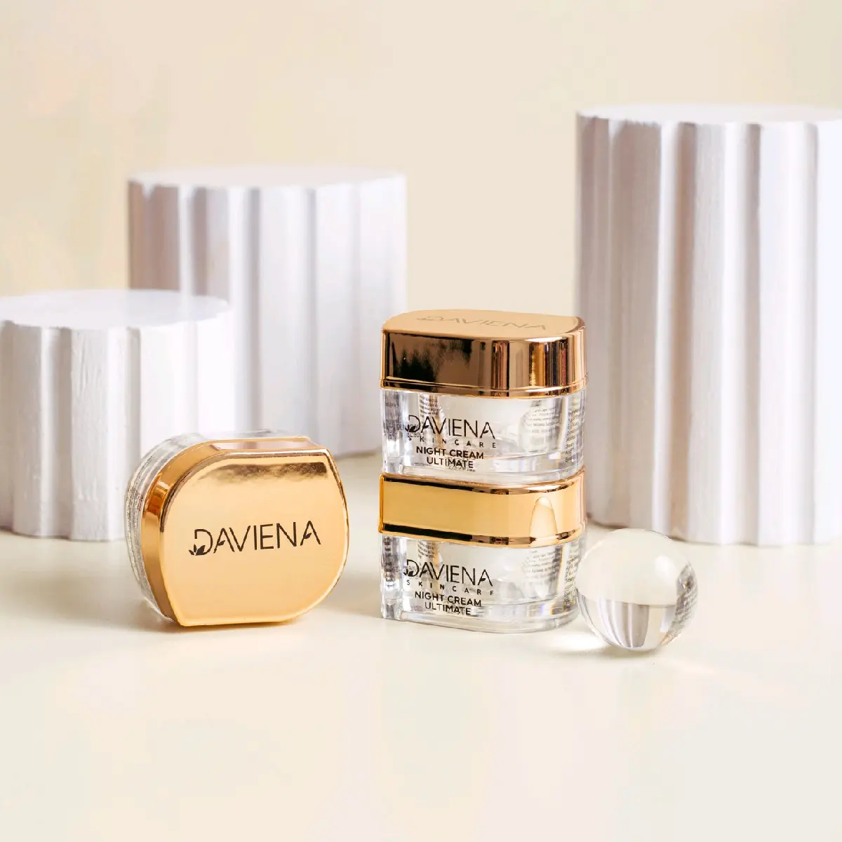 NIGHT CREAM GOLD SERIES || DAVIENA SKINCARE
