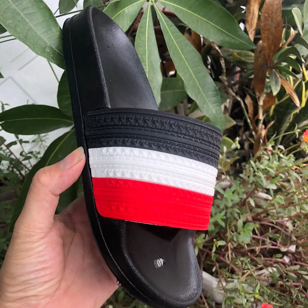 dép quai ngang 3 mầu sản phẩm hót nhất hiện nay Mùa hè Mùa hè Mùa hè Mùa hè Slipper Nam
