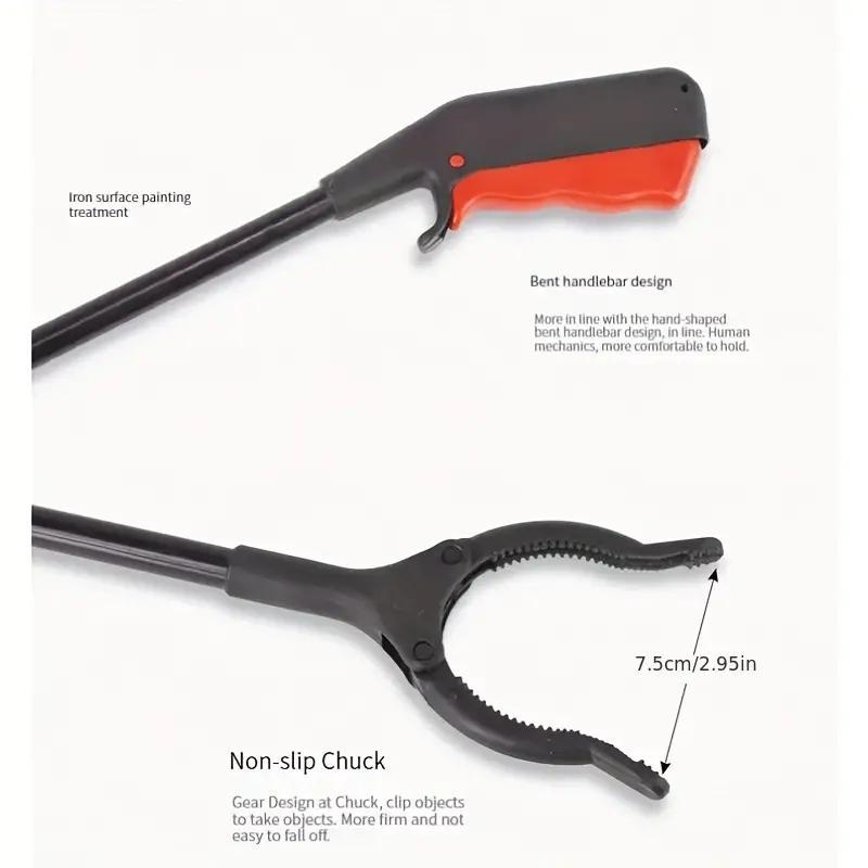 Long Handle Garbage Clip, Multi-application Garden Cleaning Tool, Garbage Picker, Universal Cleaning Tool for Garden, Home & Outdoor 4