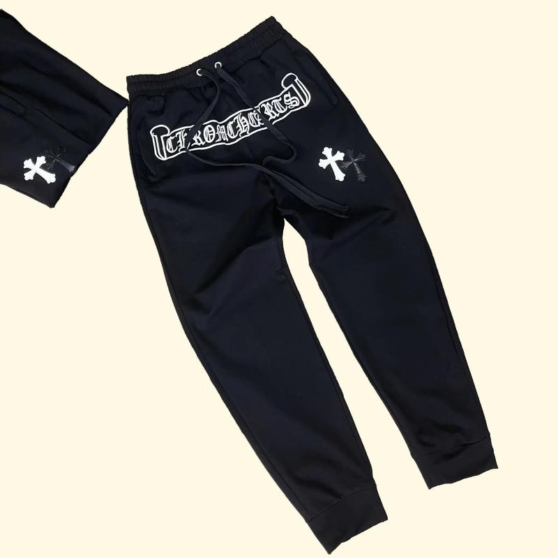 Quần dài Nam -quần jogger nam nữ thêu chữ thâp chom chất vải poly cao cấp quần boy phố Sport Trang Phục Menswear Pants philipp plein quần Ong