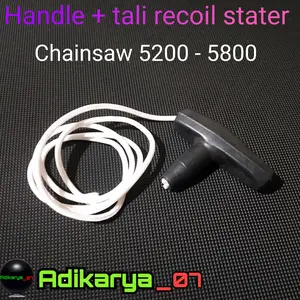 Tali recoil stater starter chainsaw tarikan pegangan mesin chainsaw recoil stater simso sinso