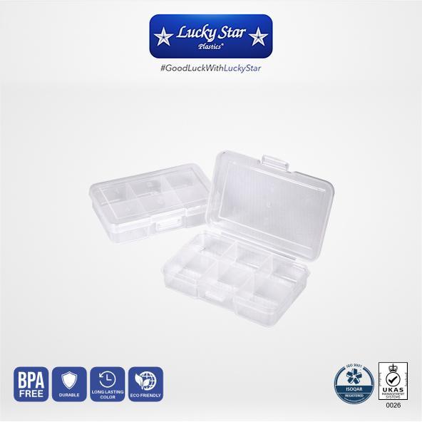 Gambar Kotak obat / Vitamin Harian 6 kotak dari Lucky Star Plastics Kab. Gresik Tokopedia