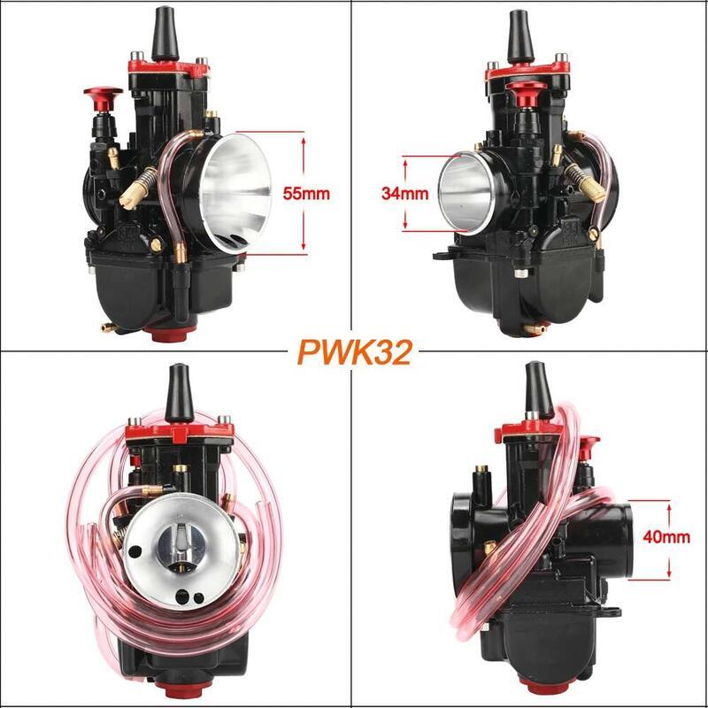 Product Introduction of High Performance Universal Modification Motorcycle Carburetor 21mm 24mm 26mm 28mm 30mm 32mm 34mm PWK Power Jet Carburettor Carb 32