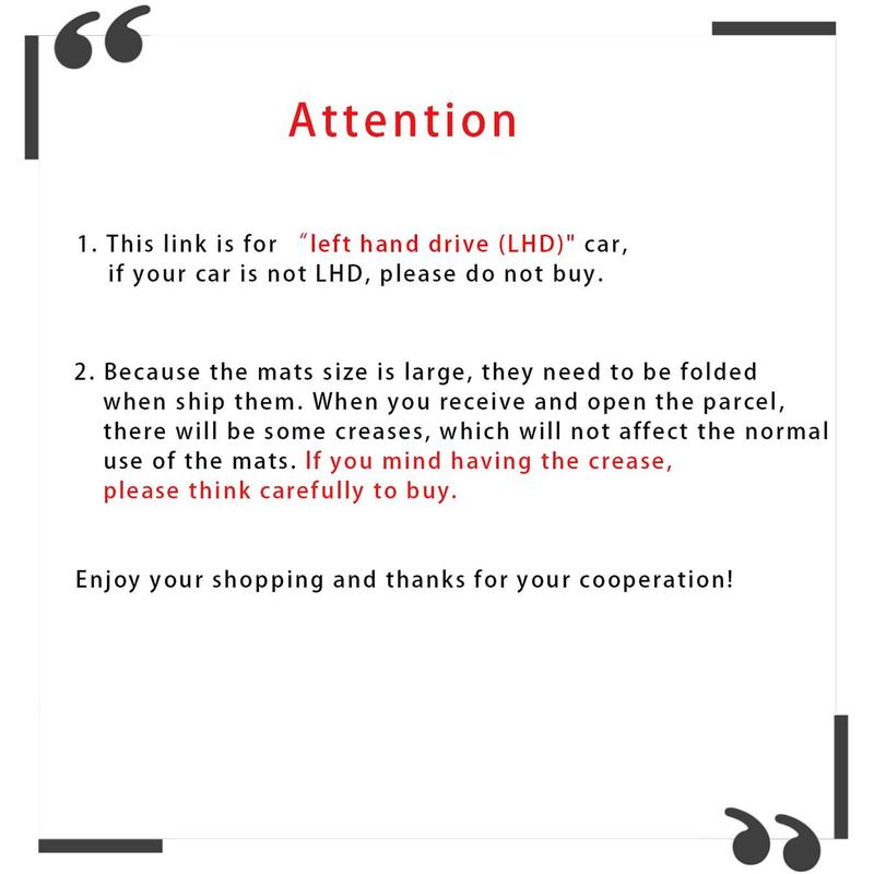 Car Floor Mat, PU Leather Car Floor Mat, Multi-purpose Car Interior Accessories for Volkswagen Skoda Octavia 7