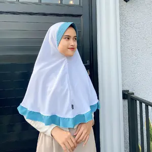 Fyla hijab - Ped rempel kombinasi M  Kerudung Wanita Muslim Voal Instan