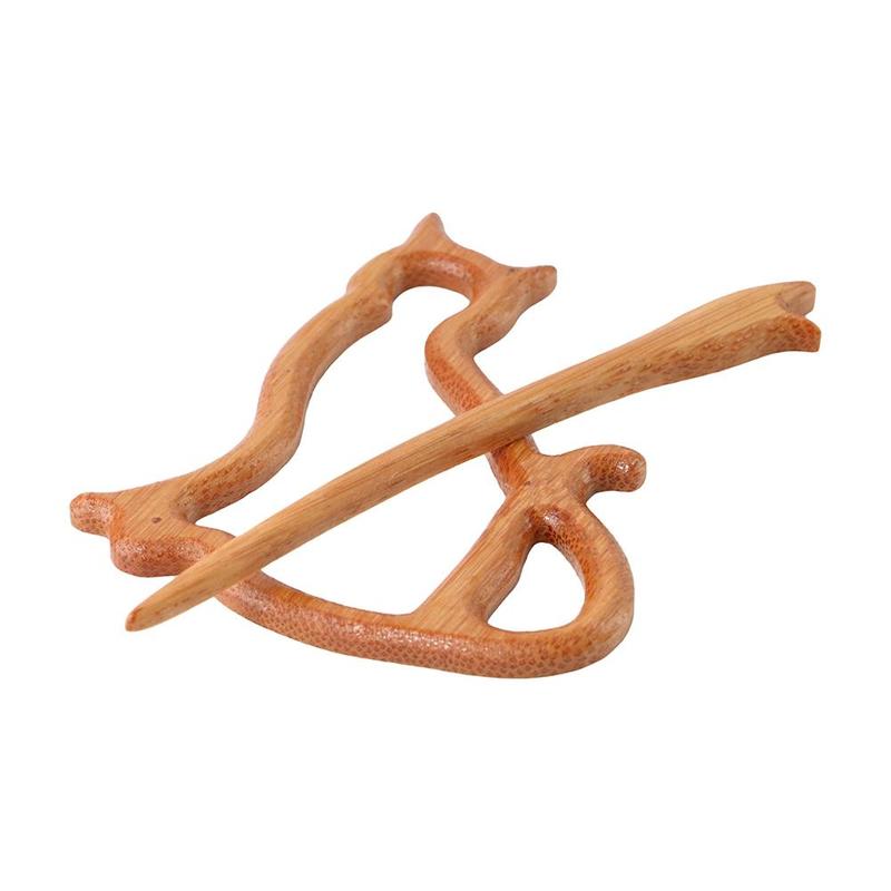 Product Introduction of Cute Lovely Trendy Bird Animal Bear Rabbit Heart Clothing Accessory Women Brooch Wooden Brooch Fashion Jewelry 9