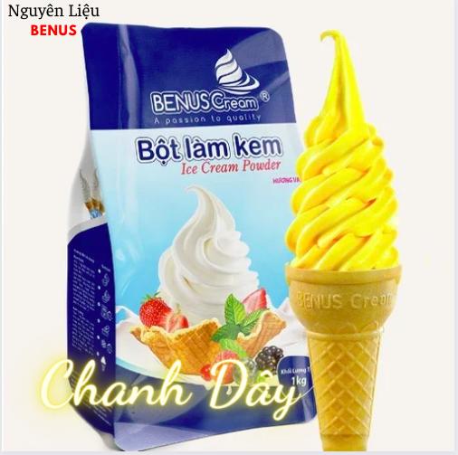 Bột Làm Kem Tươi - Vị Chanh Dây - Bịch 1kg 1