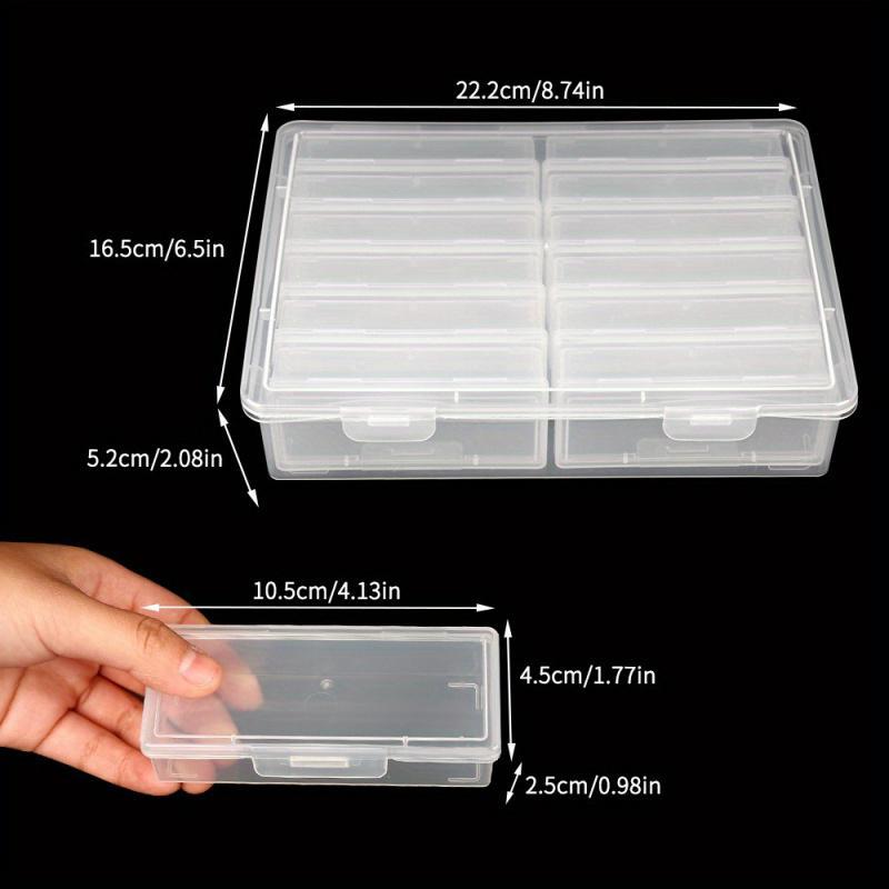 Transparent Jewelry Storage Box, 1 Set 12 Grids Portable Jewelry Organizer, Jewelry Storage Box for Hair Accessories Necklace Ring, Home Organizer 1