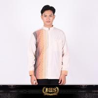 Gambar Baju Koko BHS Masterpiece Motif Umar Light Brown - L dari SarungBHS Kab. Gresik 1 Tokopedia