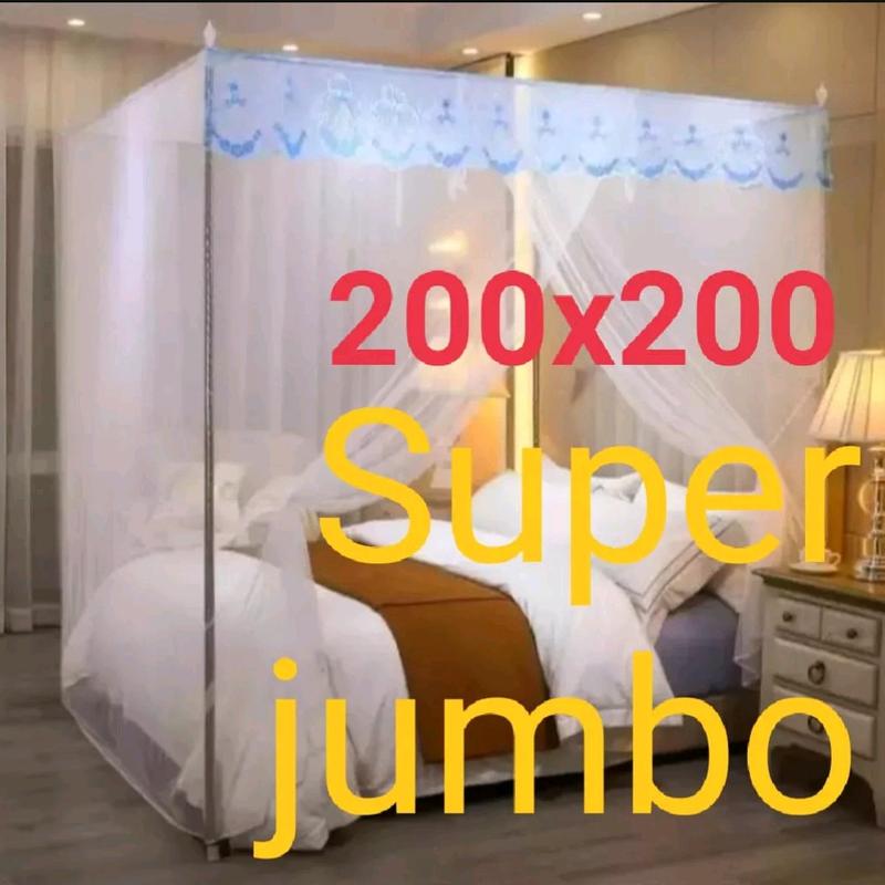 KELAMBU NYAMUK MODERN PERSEGI SUPER JUMBO 200X200 Pencegahan Serangga Putih 5