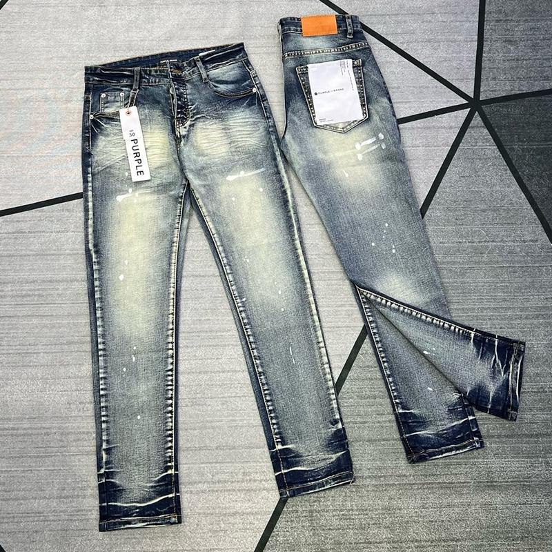 Quần jeans purple vàng nhẹ không rách nam nữ hot new