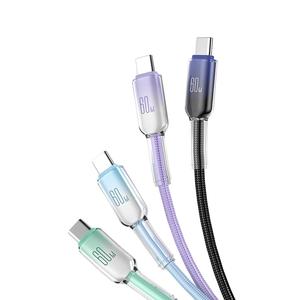 60W Type-C Fast Charging Data Cable, 1 Count Multipurpose Phone Charging Cable, Phone Accessories Compatible with Apple Samsung Huawei Xiaomi Vivo OPPO, Electronic