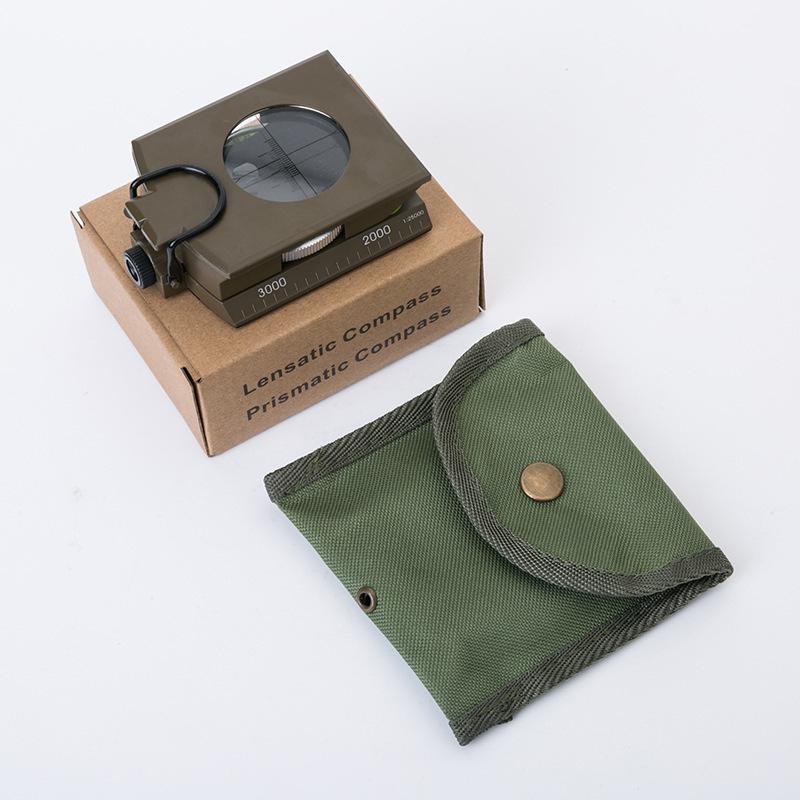 Product Introduction of alloy k4074 Zinc high quality American compass with luminous light outdoor multifunctional high precision compass 12