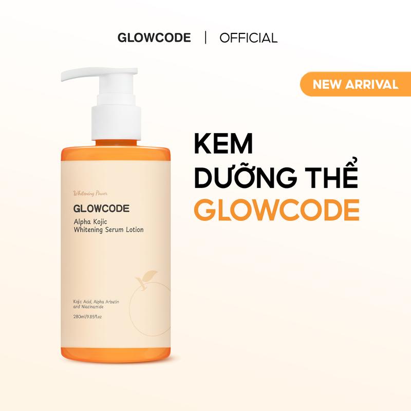 Glowcode Kem dưỡng thể hỗ trợ cải thiện sắc tố da, cải thiện độ ẩm cho da 280ml