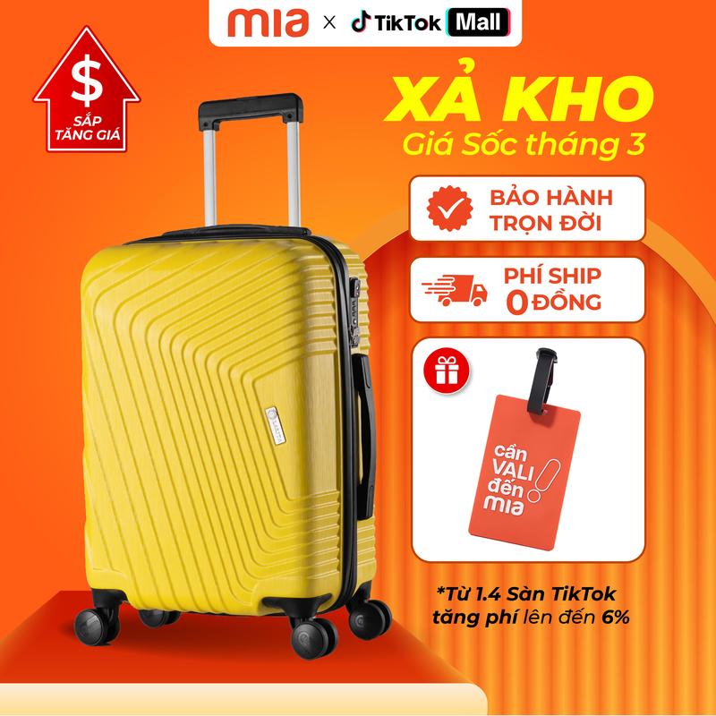 [SẮP TĂNG GIÁ]VALI Larita MONZA size 20 S Vali kéo du lịch Chất liệu nhựa ABS cứng cáp, bền bỉ, hạn chế trầy xước,Khoá số TSA chuẩn HOA KỲ - Vali MIA MIỄN PHÍ BẢO HÀNH TRỌN ĐỜI.