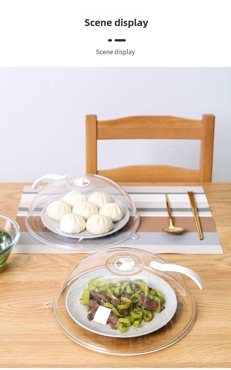 Product Introduction of Microwave Oven Cover by Heating Oil Leak Prevention Cover Splash-Proof Cover 12