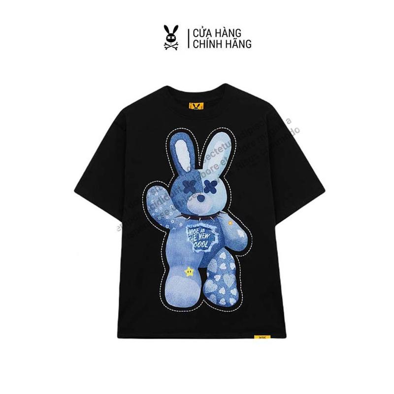 [LOCAL BRAND] Áo thun Bad Rabbit Jean Tee form rộng vải Cotton - Thời trang nam nữ Unisex Streetwear Hàn Quốc