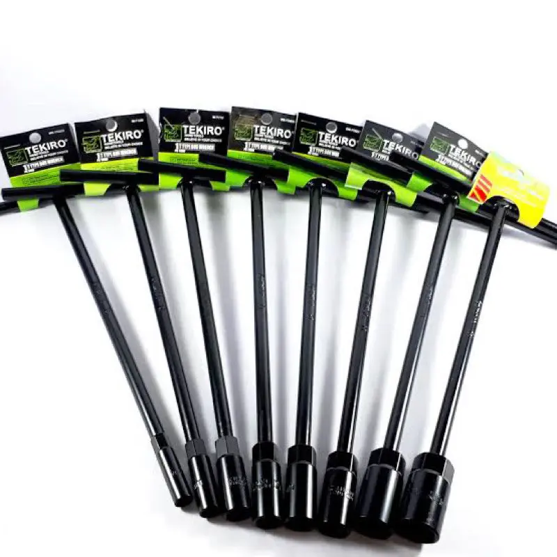 Paket isi 4 Pcs kunci T Sock Original EF OLIQ setara TEKIRO Ukuran  8-10-12-14mm Seperti Tekiro