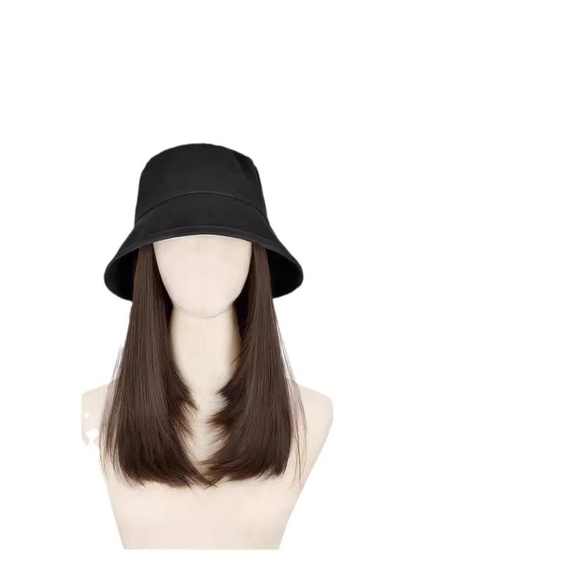 Product Introduction of Tóc Giả, Kích Thước Trung Bình Và Ngắn, Mũ Bucket, Một Mũ, Dành Cho Nữ, Thích Hợp Cho Mùa Thu Và Mùa Đông, Nhẹ Và Thời Trang, Khóa Bên Trong, Tóc Giả Mũ Tóc Ngắn Wig 9