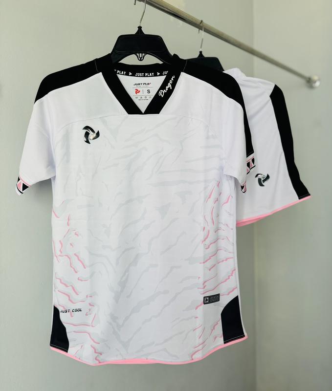 IN TÊN SỐ quần áo đá bóng nam nữ DRAGON II - MÀU TRẮNG Top