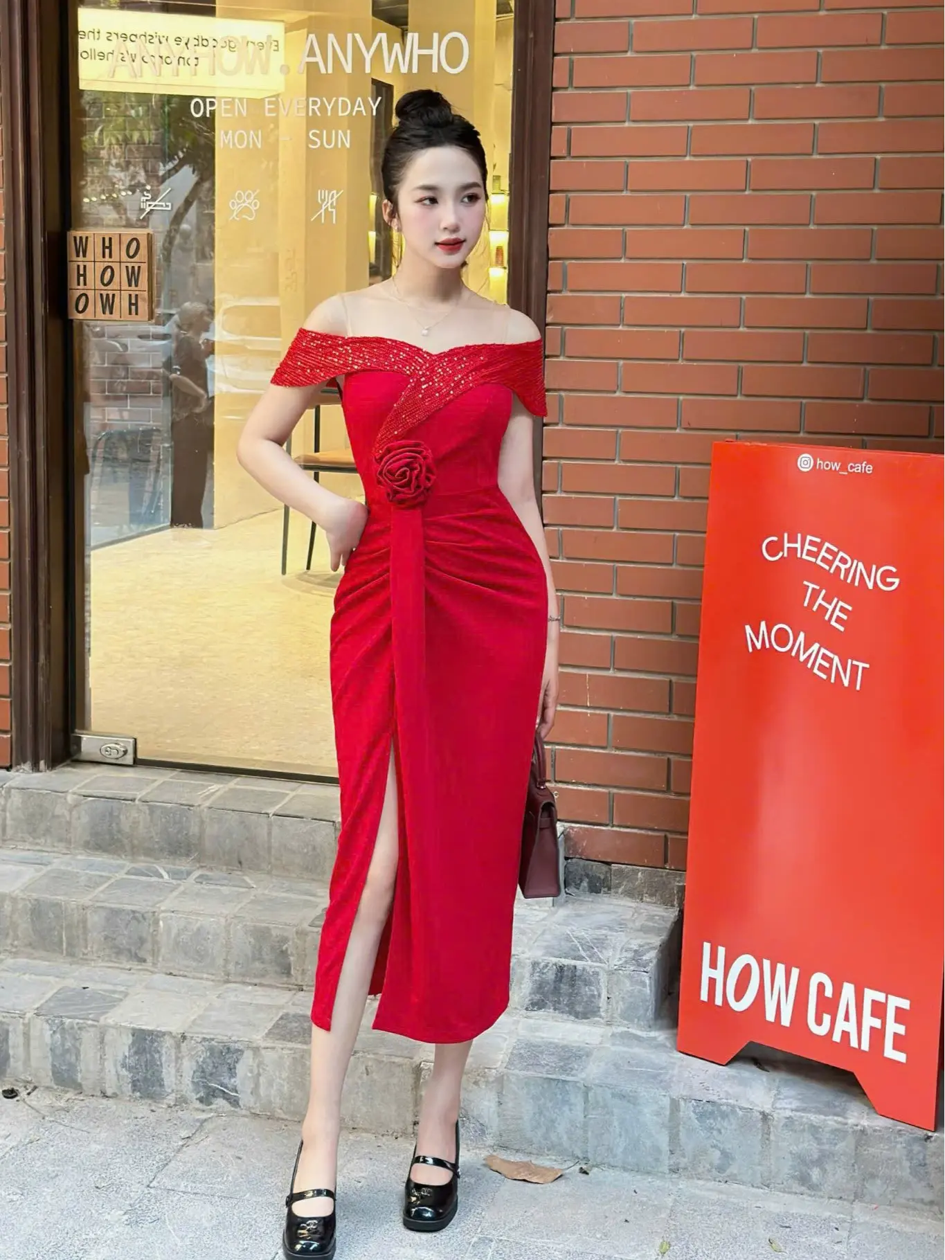 Zámi FS -C41 - Đầm Body Cổ Lưới Hoa - Đi Chơi Đi Tiệc