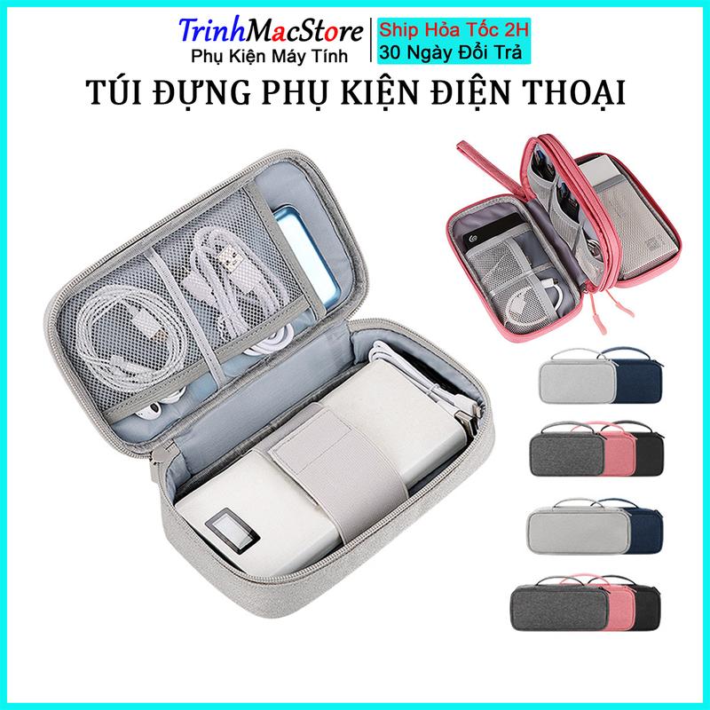 Túi đựng pin dự phòng phụ kiện điện thoại tai nghe thẻ nhớ, phụ kiện laptop, đồ công nghệ