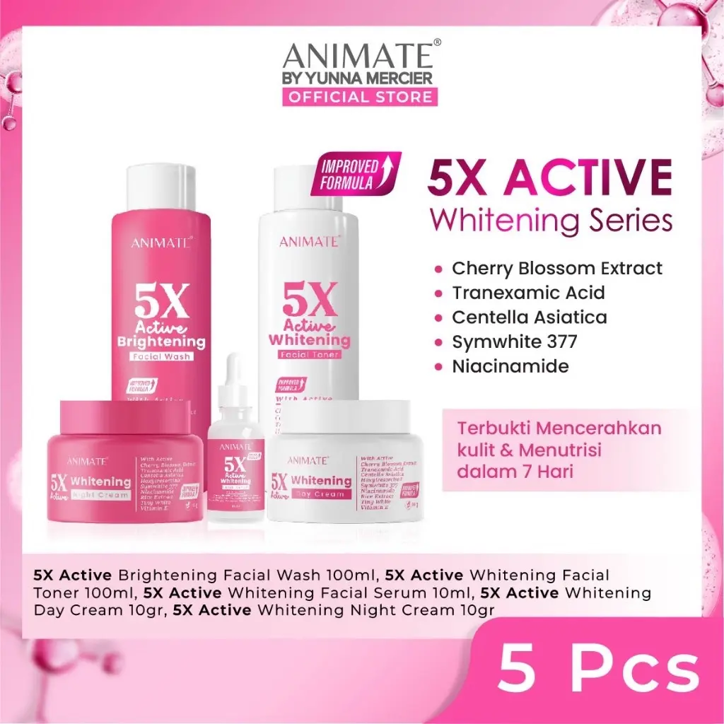 Animate Whitening Series 5in1