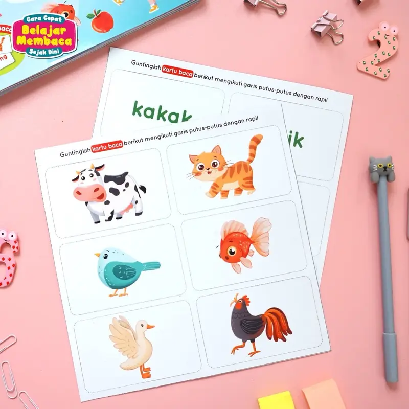 Cara Cepat Belajar Membaca Sejak Dini - Fun Learning - Buku Belajar Membaca - Usia 2 tahun - Buku Belajar Membaca - Buku Anak - Visi Mandiri - Ziyadbooks - Softcover - Littlestar - Buku Pelajaran - Buku Sekolah 6