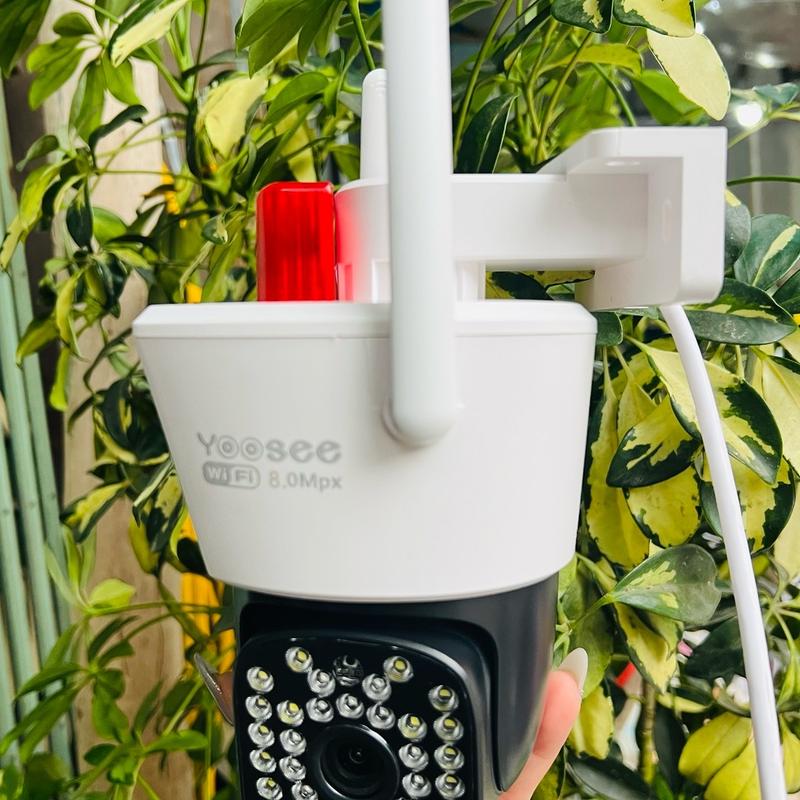 Cam  2 kép 2 khung hình mắt ngoài trời độ phân giải 8.0mpx Bảo Hành 12 tháng cam xoay 360 độ