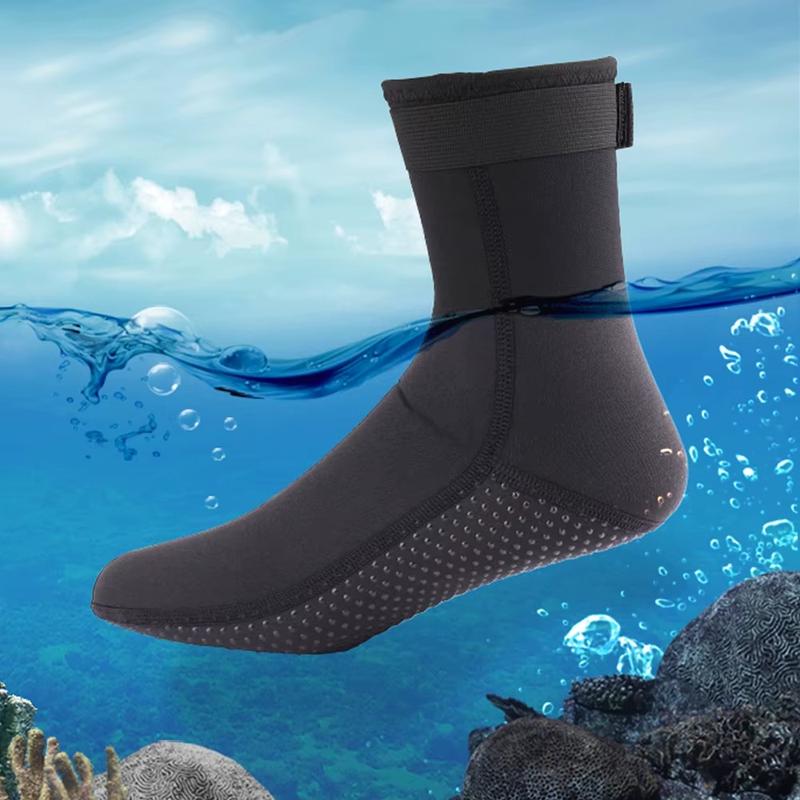 Product Introduction of Durable 3mm&5mm Diving Socks Warm Non-slip Water Socks Elasticity Neoprene Surf Beach Booties for Surfing Swimming Snorkeling 21