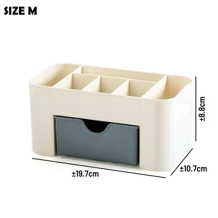 Rak Kosmetik Mini Box Organizer Tempat Penyimpanan ATK Brush