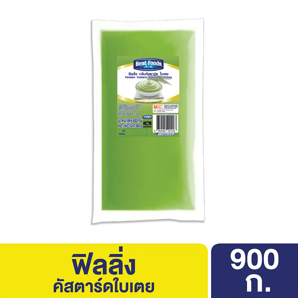 เบสท์ฟู้ดส์ ฟิลลิ่งคัสตาร์ดใบเตย 900 ก. BEST FOODS FILLING PANDAN 900 G.