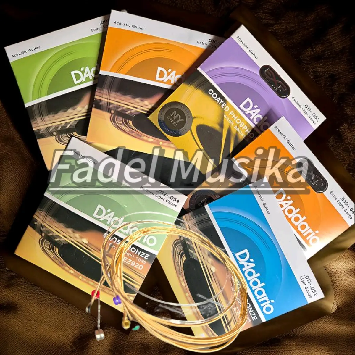 Senar Gitar D'addario akustik string 1 set