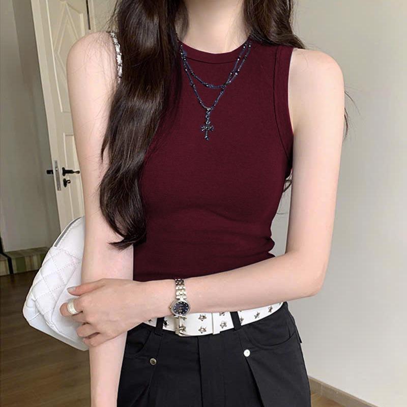 Áo ba lỗ nữ cotton mịn mát LENOGI Áo 2 dây nữ bản to áo tanktop phù hợp đi tập đi chơi A03